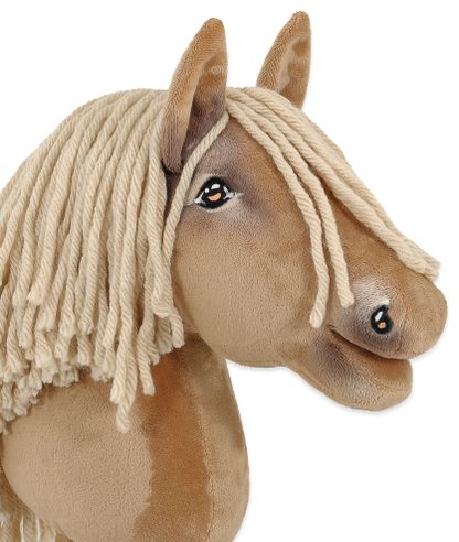 Hobby Horse Średni koń na kiju Premium beżowy izabelowaty A4