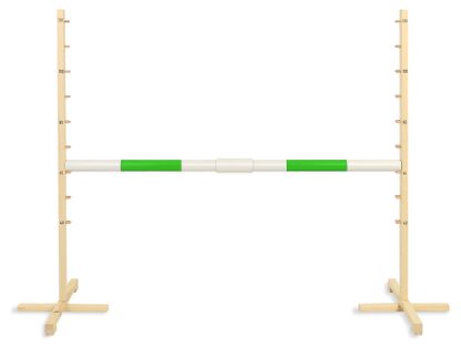 Przeszkoda skokowa do Hobby Horse 160cm, h-120 cm, belka niebieska