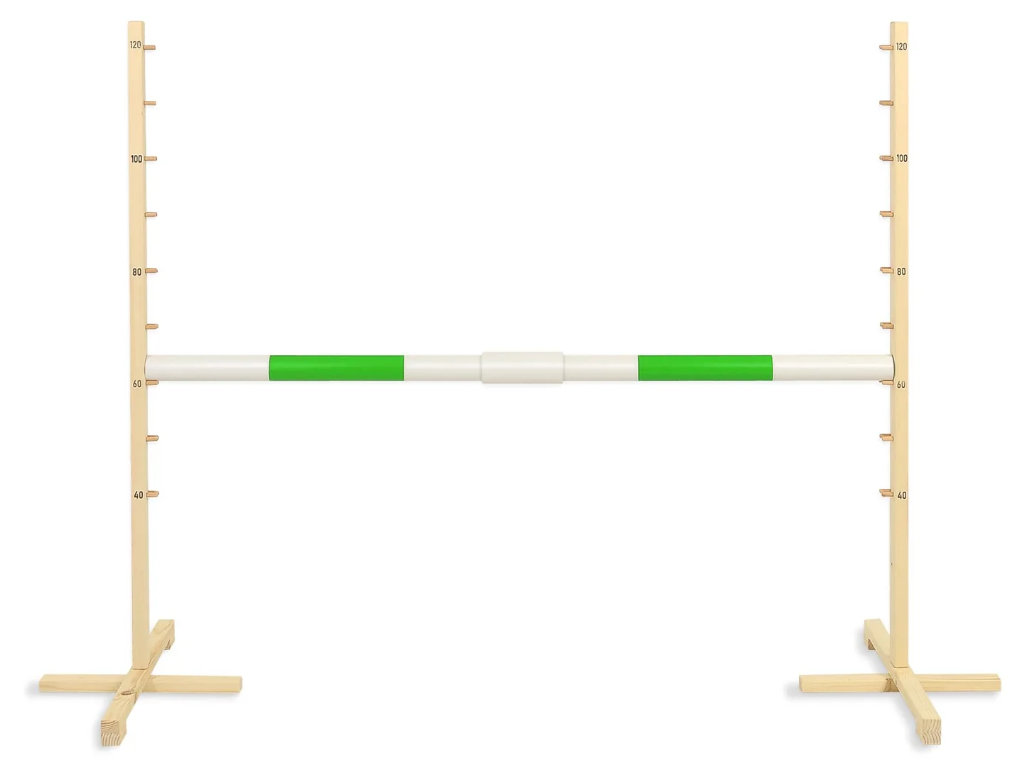 Przeszkoda skokowa do Hobby Horse 160cm, h-120 cm, belka niebieska