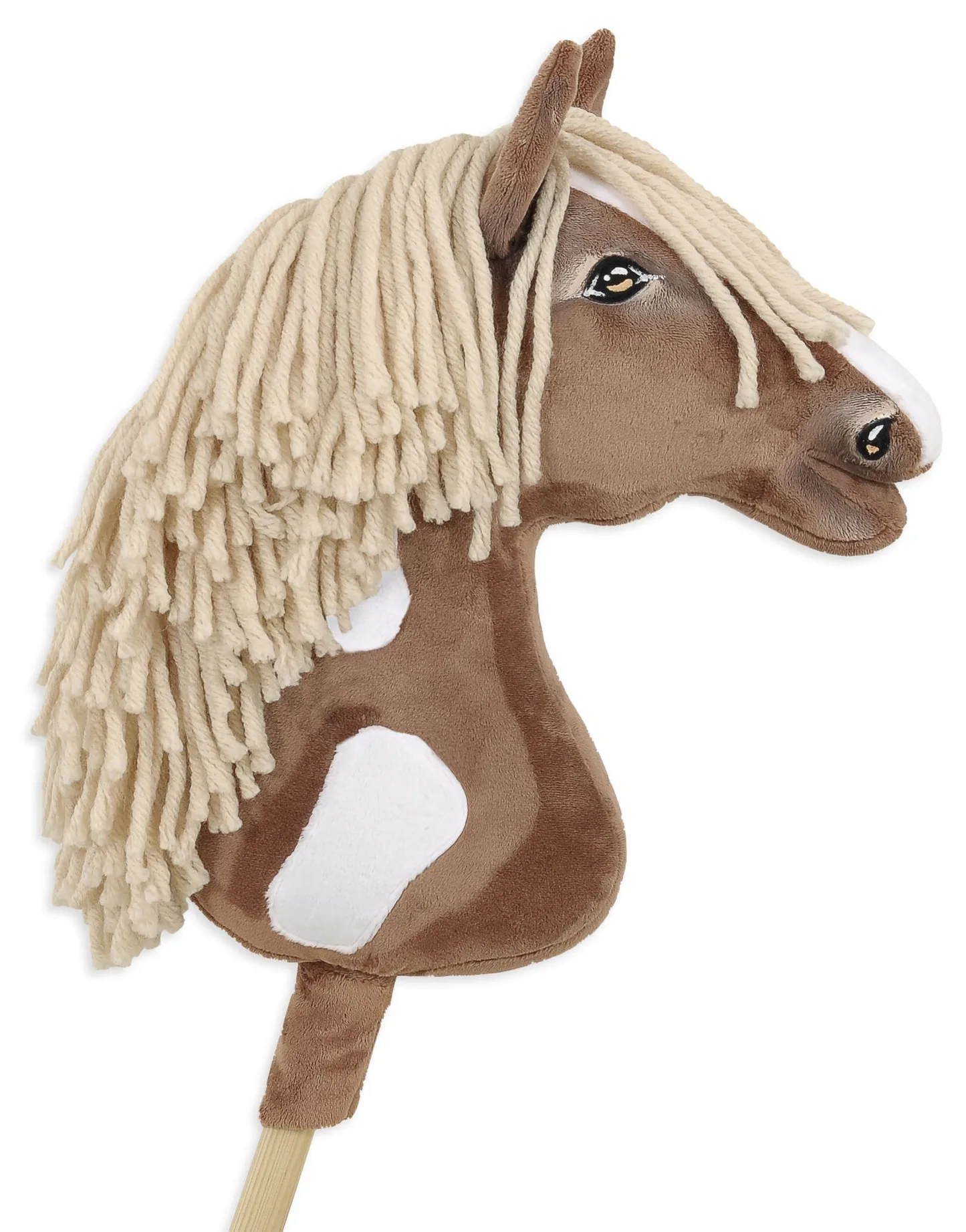 Hobby Horse Duży koń na kiju Premium - western III gniady z jasną grzywą A3