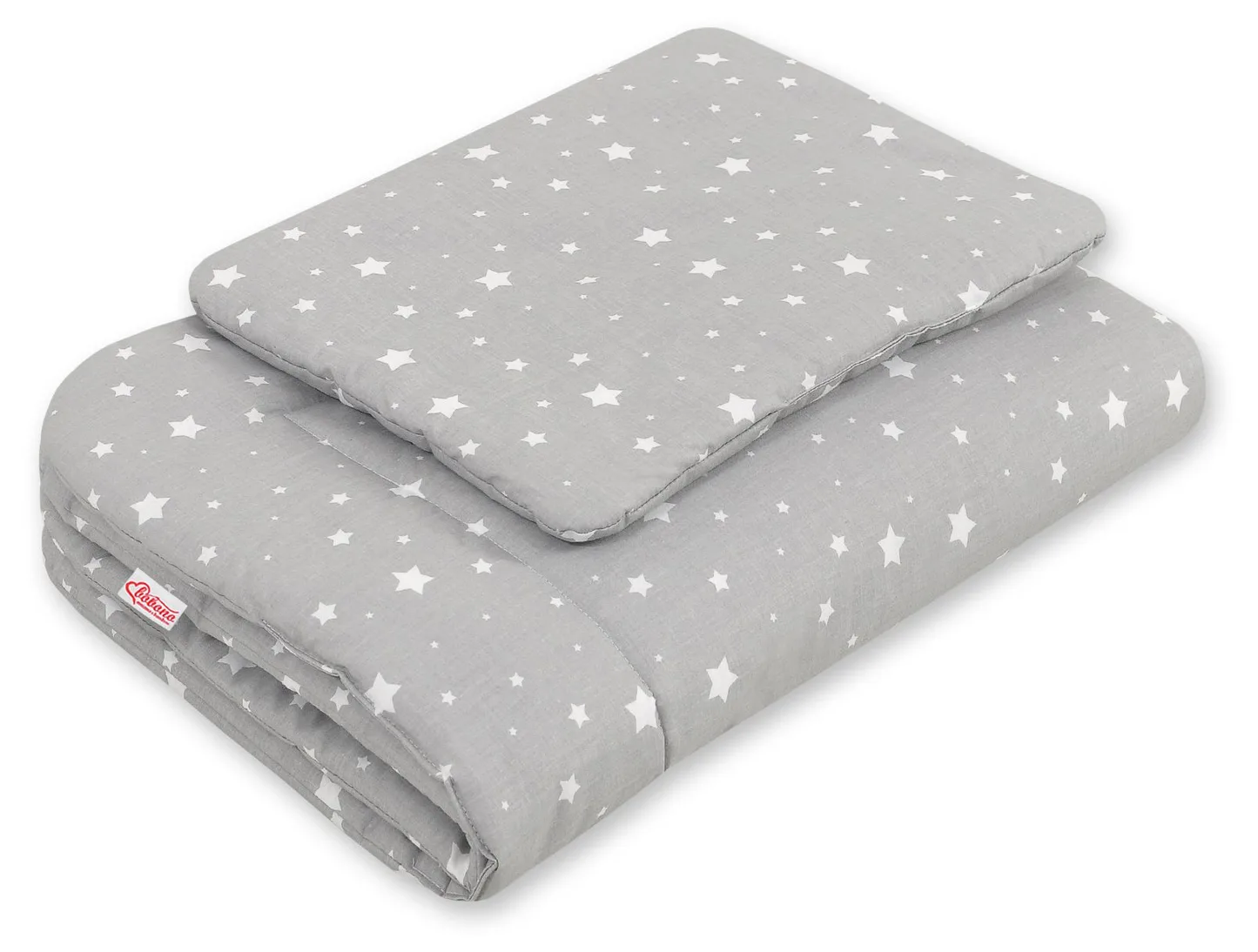 Komplet pościeli dla niemowląt z wypełnieniem 2-cz 75x100cm NEWBORN - misie niebieskie