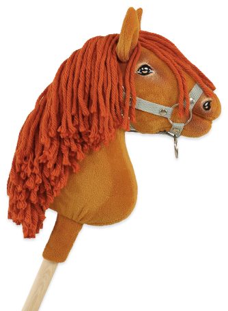 Hobby Horse Średni koń na kiju Premium rudy kasztan A4