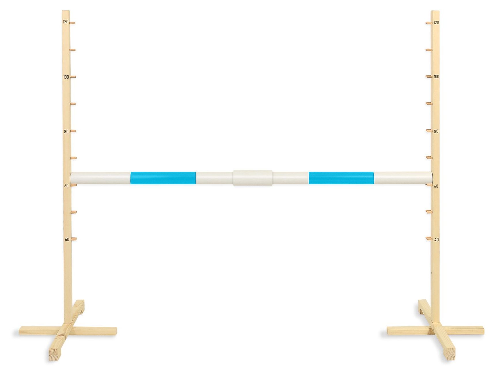 Przeszkoda skokowa do Hobby Horse 160cm, h-120 cm, belka jasny fiolet