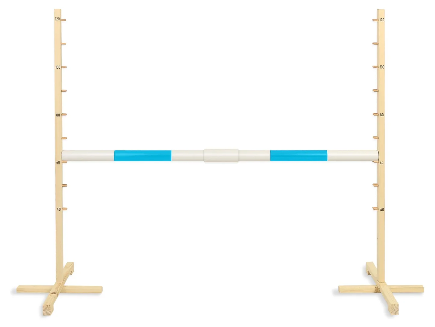 Przeszkoda skokowa do Hobby Horse 160cm, h-120 cm, belka jasny fiolet