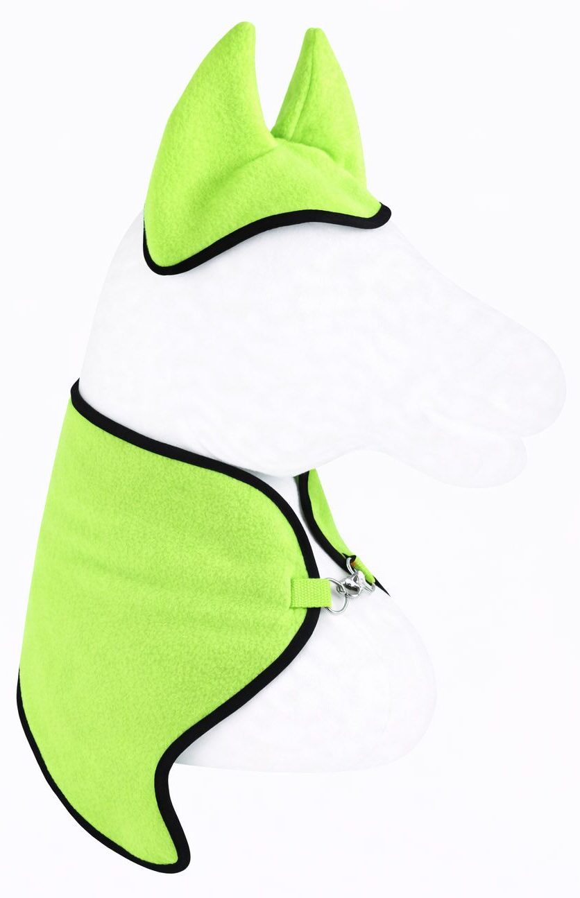 Zestaw dla Hobby Horse uniwersalny A4 i A5: polarowa derka + nauszniki – neon green