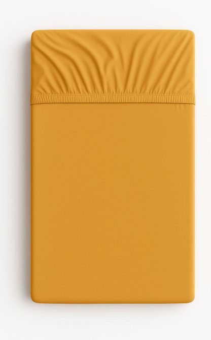 Prześcieradło bawełniane z gumką do łóżeczka 120x60 cm - miętowe