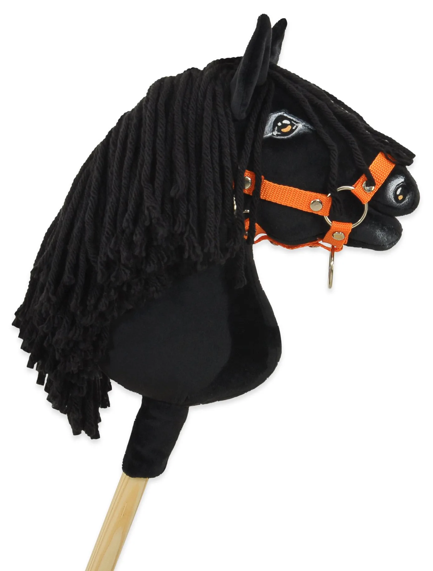 Hobby Horse Średni koń na kiju Premium czarny kary A4