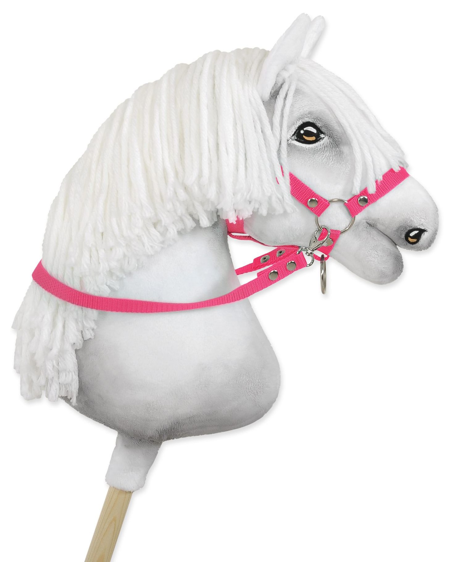 Wodze dla konia Hobby Horse – różowe