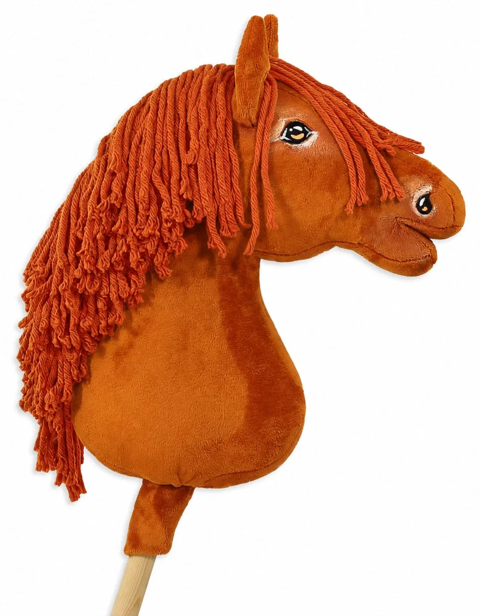 Hobby Horse Duży koń na kiju Premium - kasztan A3