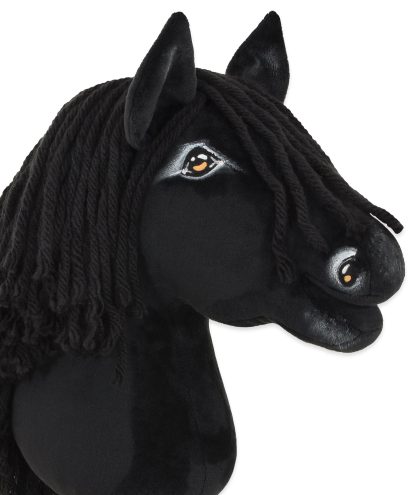 Hobby Horse Średni koń na kiju Premium czarny kary A4