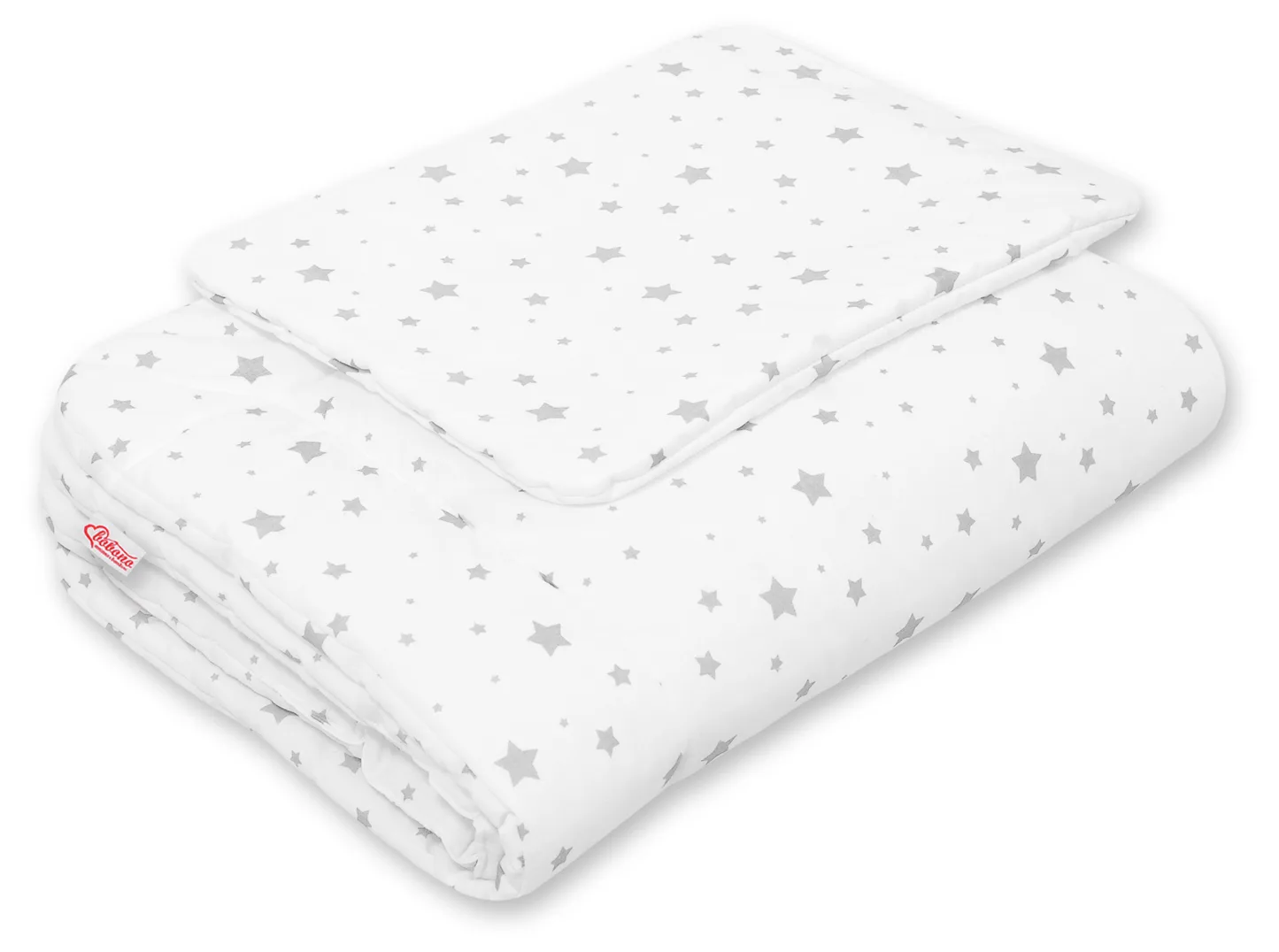 Komplet pościeli dla niemowląt z wypełnieniem 2-cz 75x100cm NEWBORN - misie niebieskie