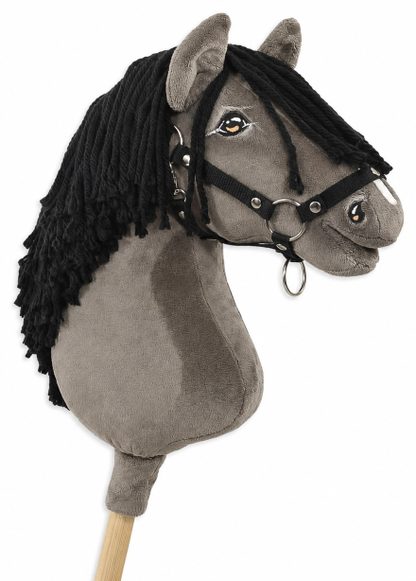 Hobby Horse Duży koń na kiju Premium - myszaty A3