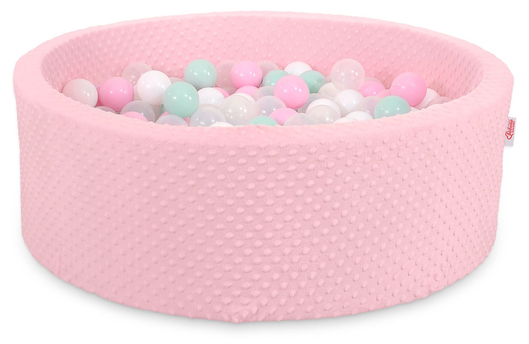 Suchy basen minky H-30 cm z piłkami 200szt.- jasnoszary
