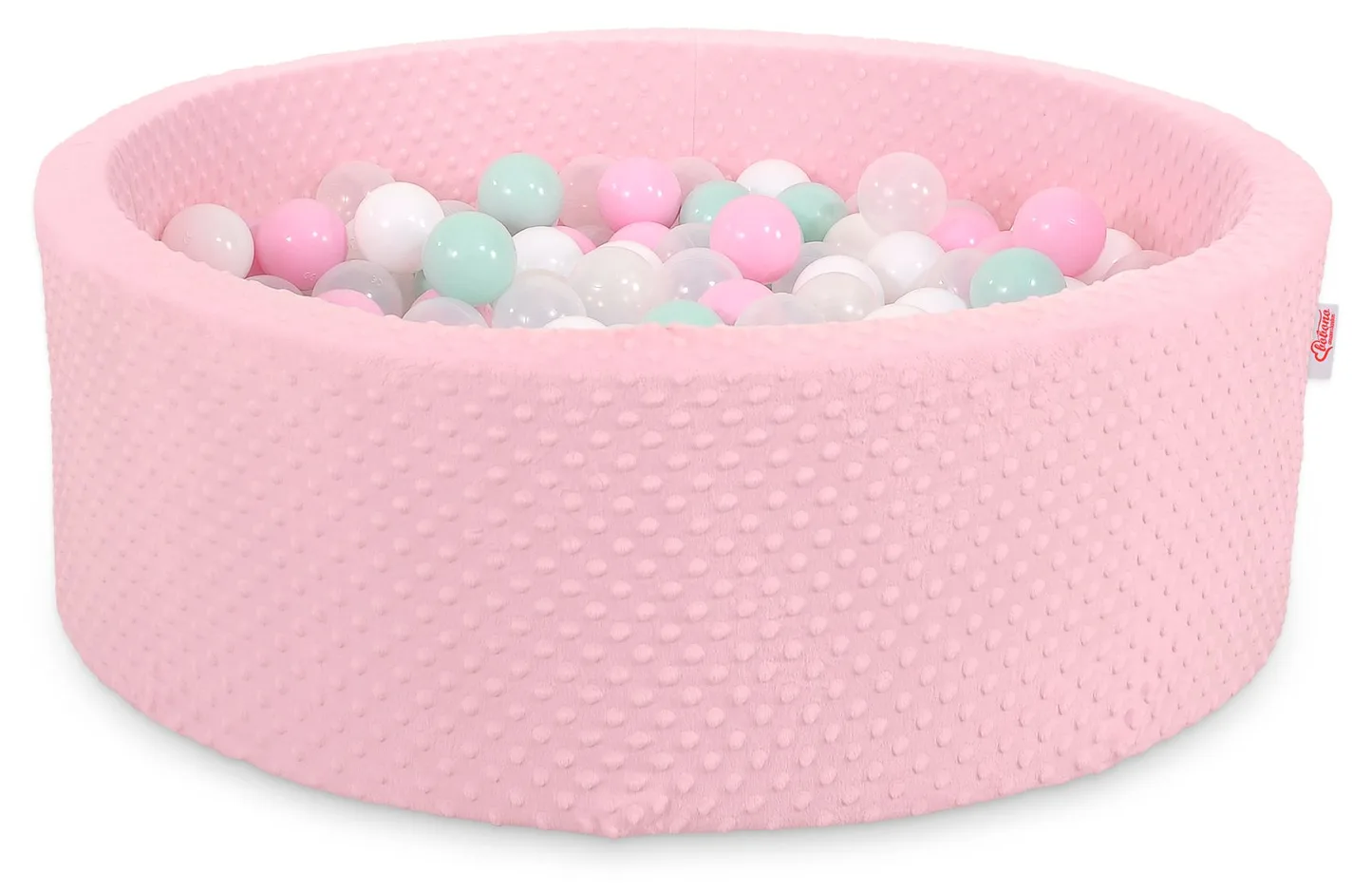 Suchy basen minky H-30 cm z piłkami 200szt.- jasnoszary
