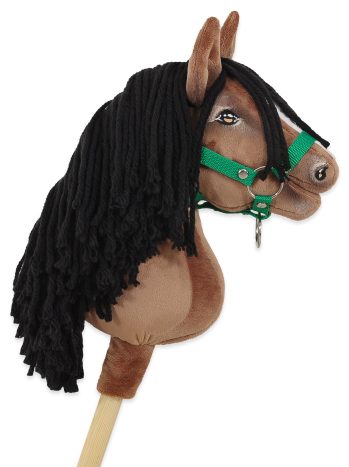 Hobby Horse Średni koń na kiju Premium brązowy gniady A4