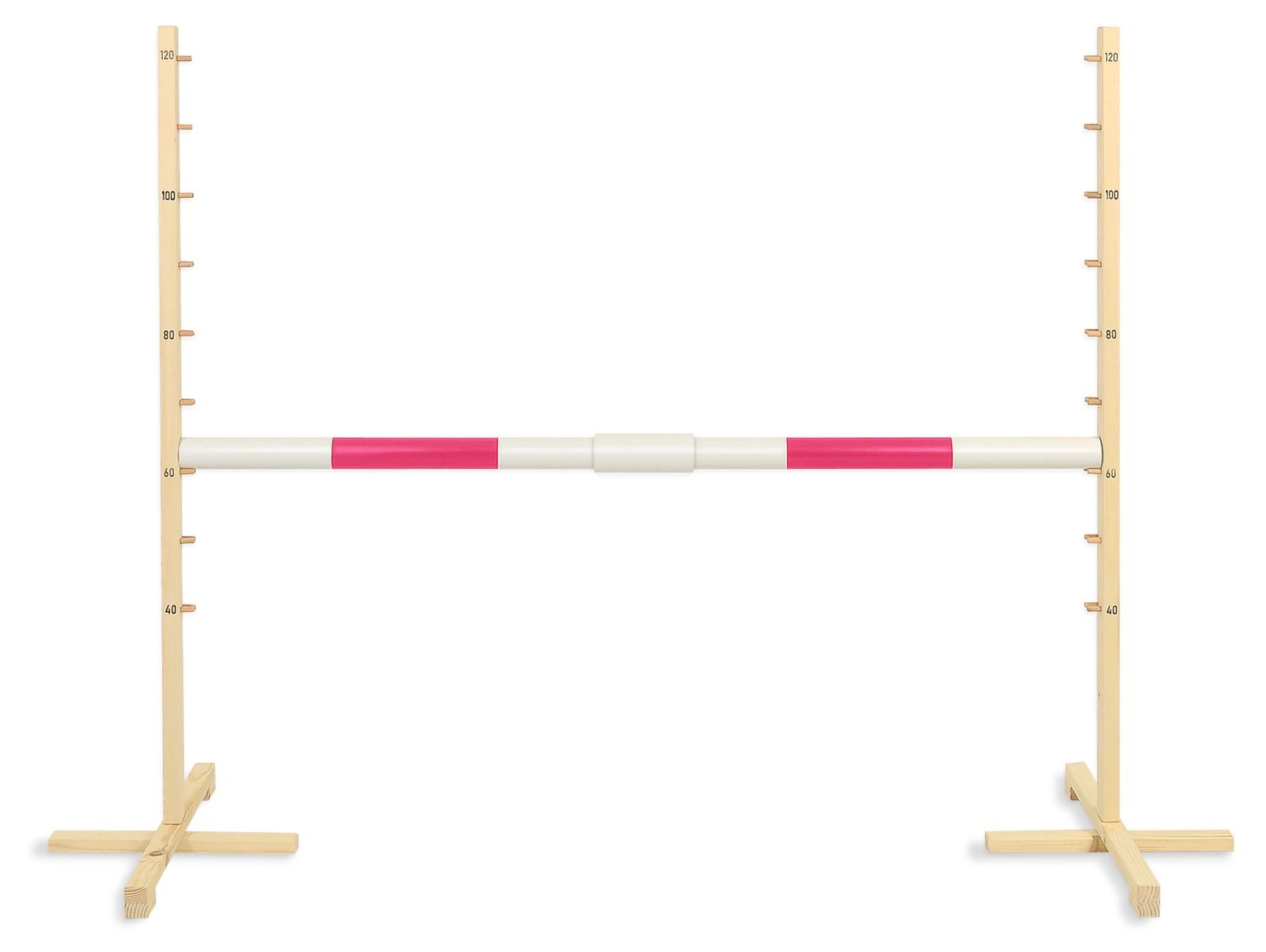 Przeszkoda skokowa do Hobby Horse 160cm, h-120 cm, belka niebieska