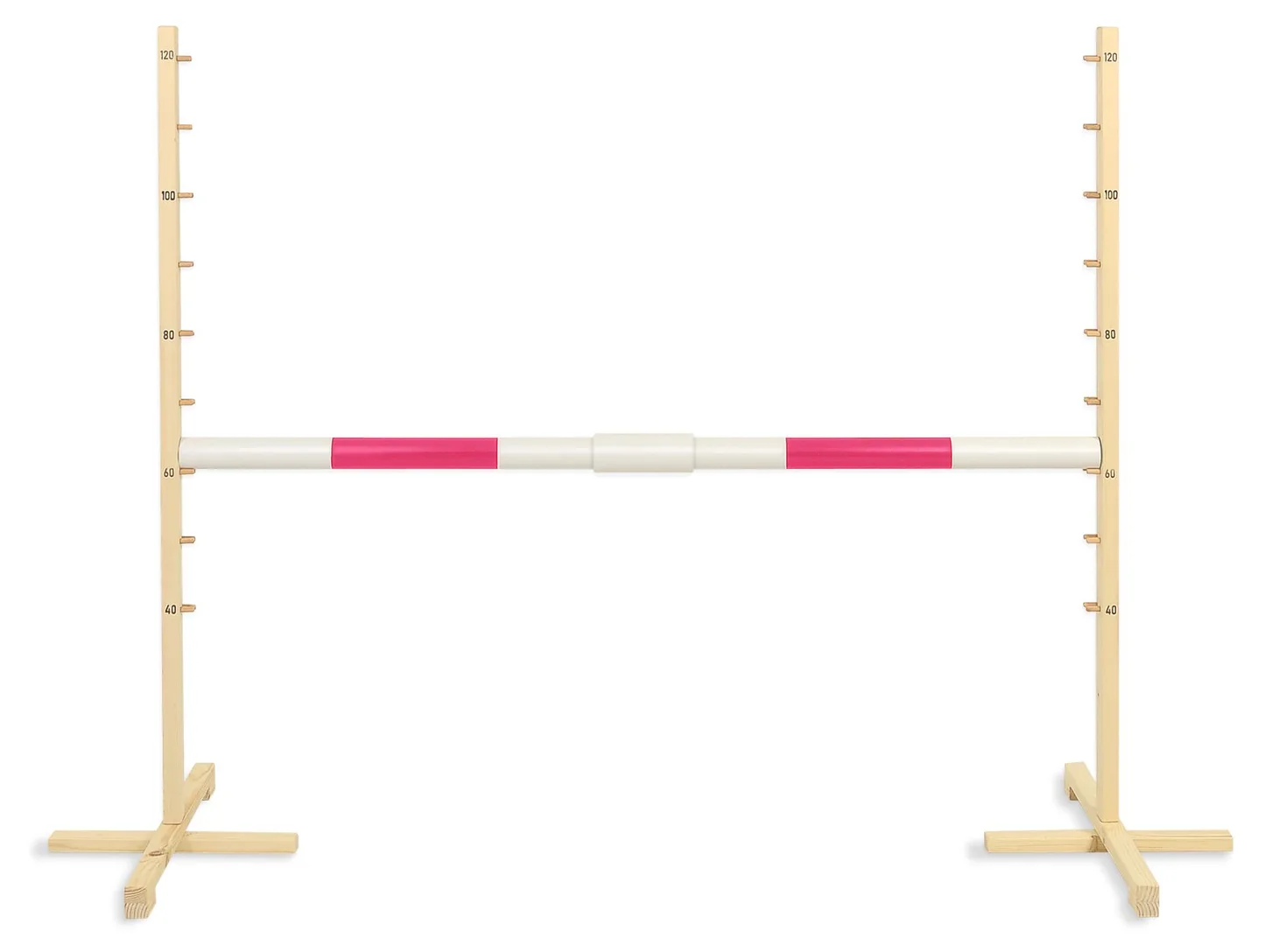 Przeszkoda skokowa do Hobby Horse 160cm, h-120 cm, belka niebieska