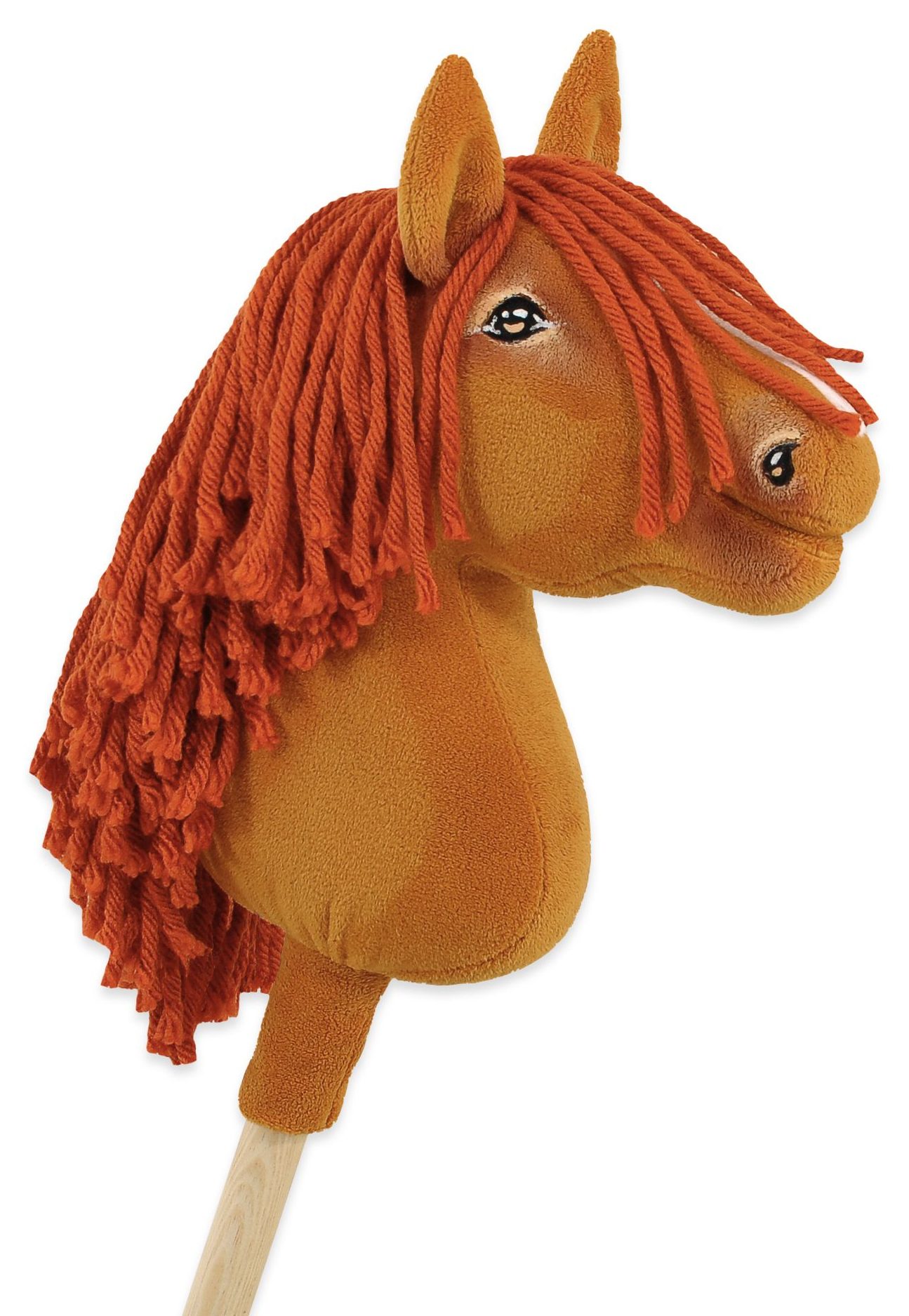 Hobby Horse Średni koń na kiju Premium rudy kasztan A4