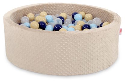 Suchy basen minky H-30 cm z piłkami 300szt. - różowy