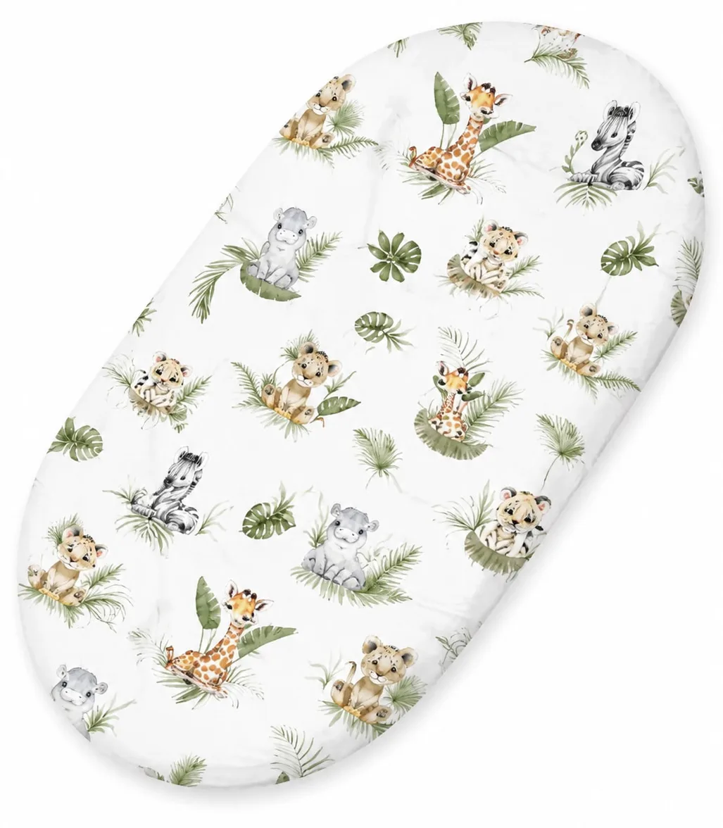 Prześcieradło bawełniane do wózka gondoli kosza Mojżesza Boho 75x35 cm -  Blossom Fairies