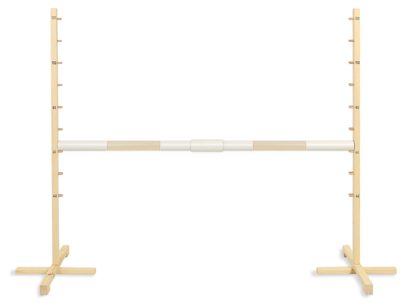 Przeszkoda skokowa do Hobby Horse 160cm, h-120 cm, belka jasny fiolet