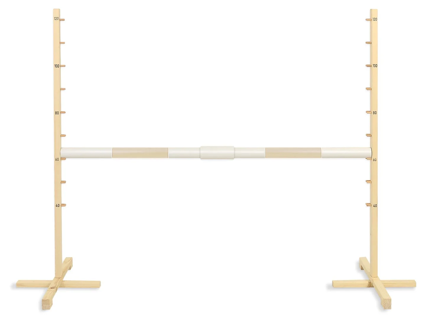 Przeszkoda skokowa do Hobby Horse 160cm, h-120 cm, belka jasny fiolet