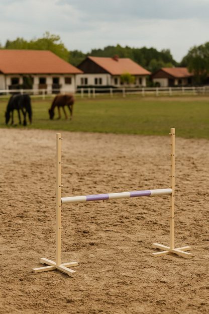 Przeszkoda skokowa do Hobby Horse 120cm, belka jasny fiolet