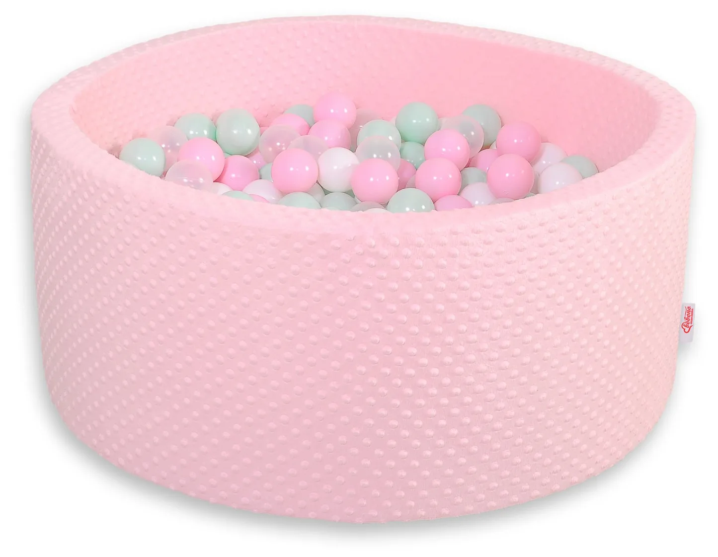 Suchy basen minky H-40 cm z piłkami 200szt.- miętowy