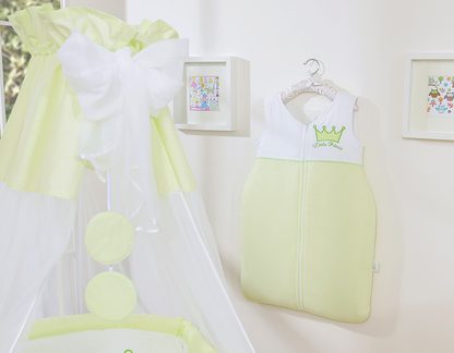 Śpiworek dla dzieci bawełniany M 6-12 mcy TOG 2.5 całoroczny ocieplany Little Prince zielony
