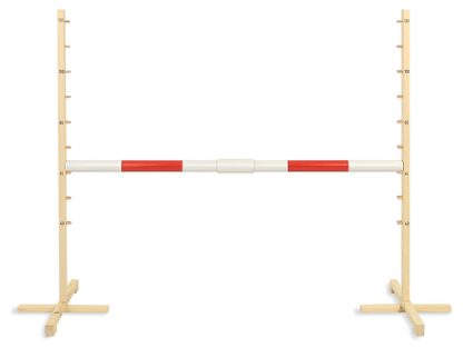 Przeszkoda skokowa do Hobby Horse 160cm, h-120 cm, belka niebieska