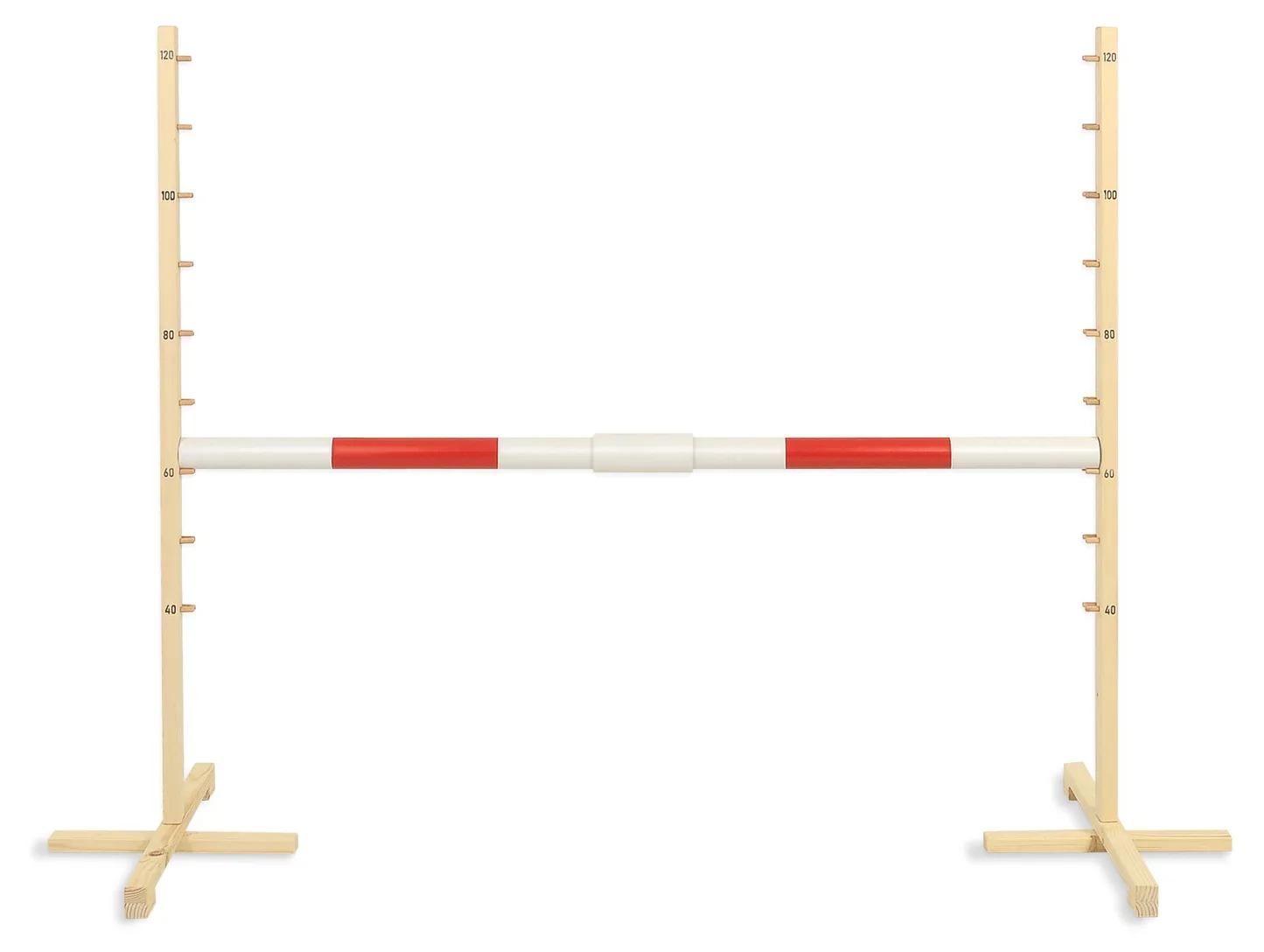 Przeszkoda skokowa do Hobby Horse 160cm, h-120 cm, belka niebieska