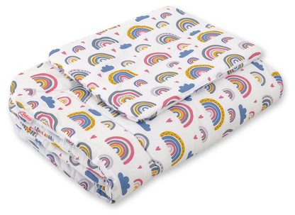 Komplet pościeli dla niemowląt z wypełnieniem 2-cz 75x100cm NEWBORN - misie niebieskie