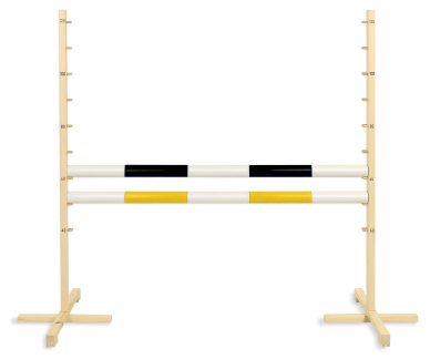 Przeszkoda skokowa do Hobby Horse 120cm, dwie belki - czerwona i niebieska