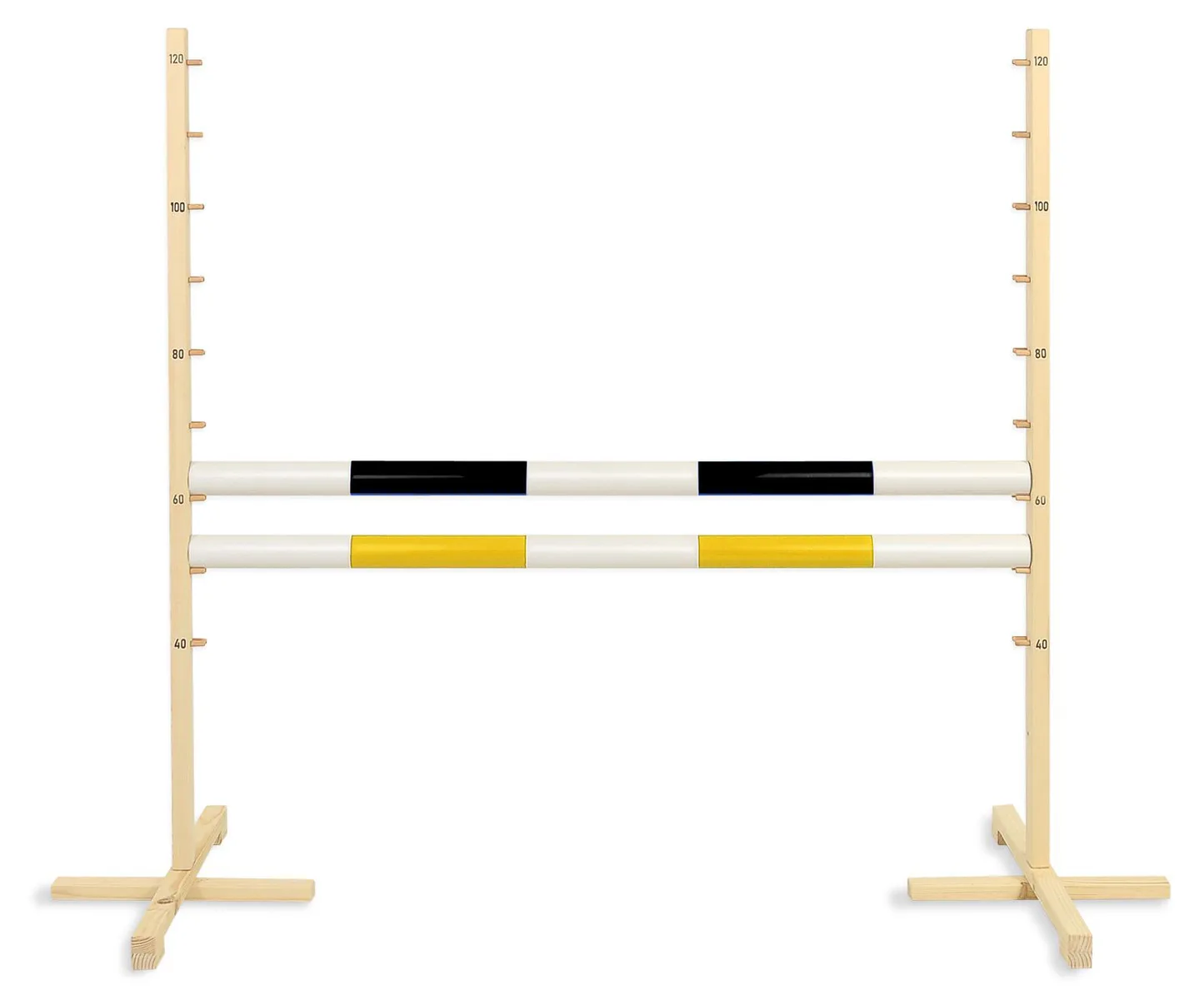 Przeszkoda skokowa do Hobby Horse 120cm, dwie belki - czerwona i niebieska