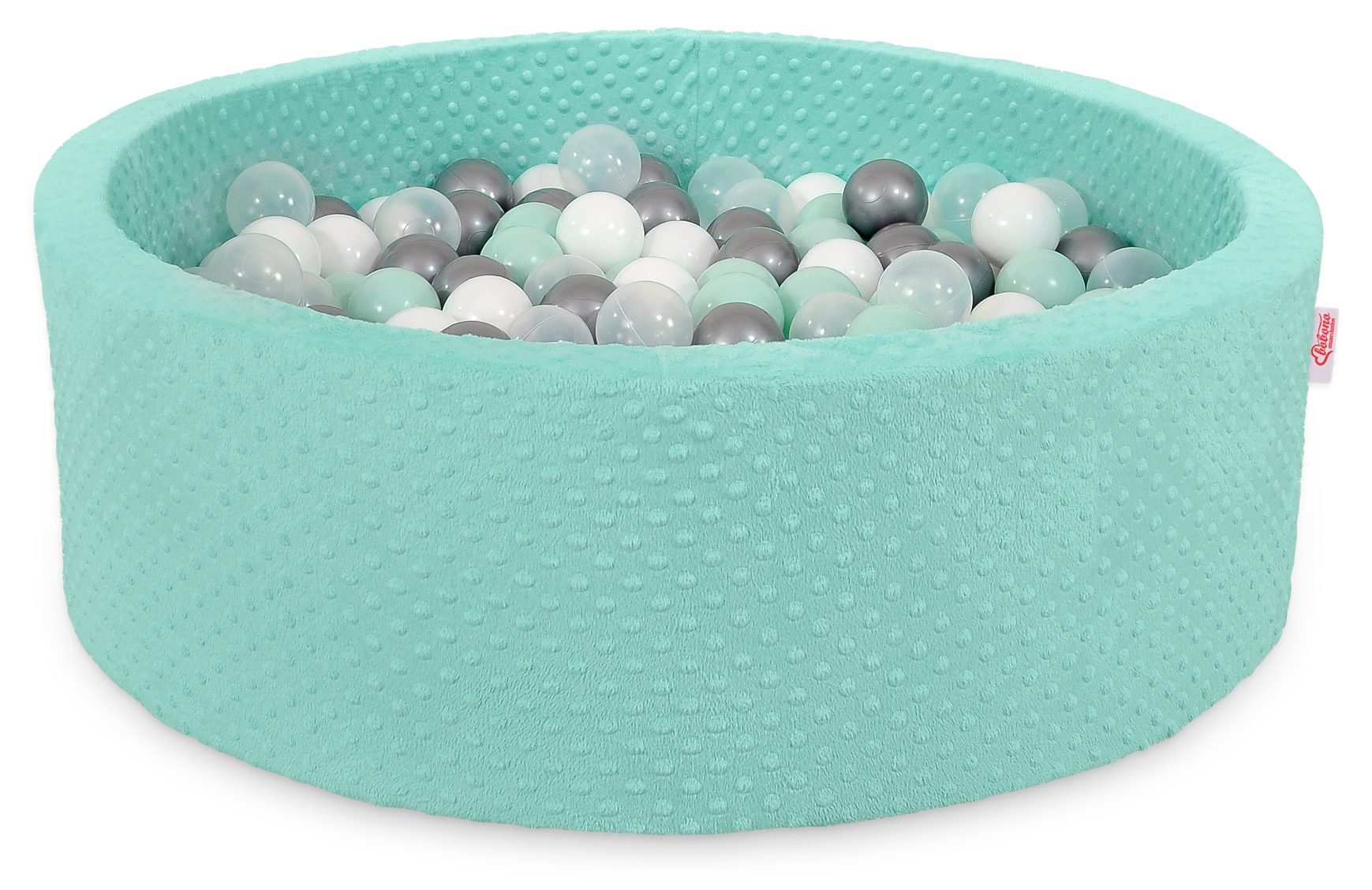 Suchy basen minky H-30 cm z piłkami 300szt. - różowy