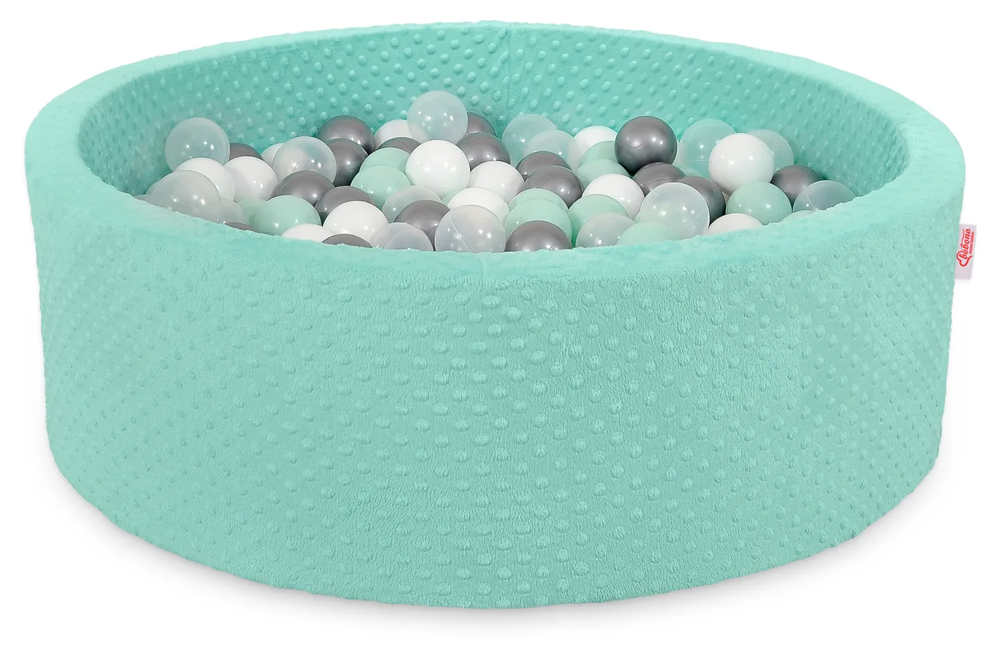 Suchy basen minky H-30 cm z piłkami 300szt. - różowy