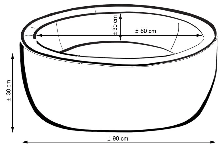 Suchy basen minky H-30 cm z piłkami 200szt.- jasnoszary