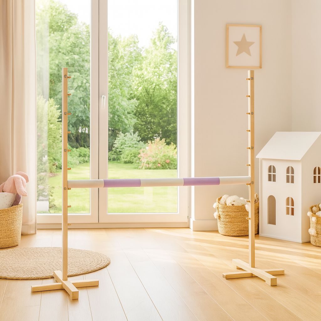 Przeszkoda skokowa do Hobby Horse 120cm, belka jasny fiolet