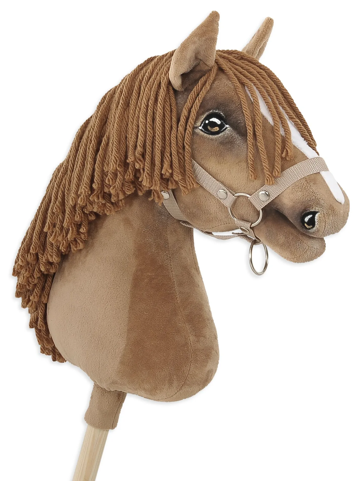 Hobby Horse Duży koń na kiju Premium - jasny kasztan A3