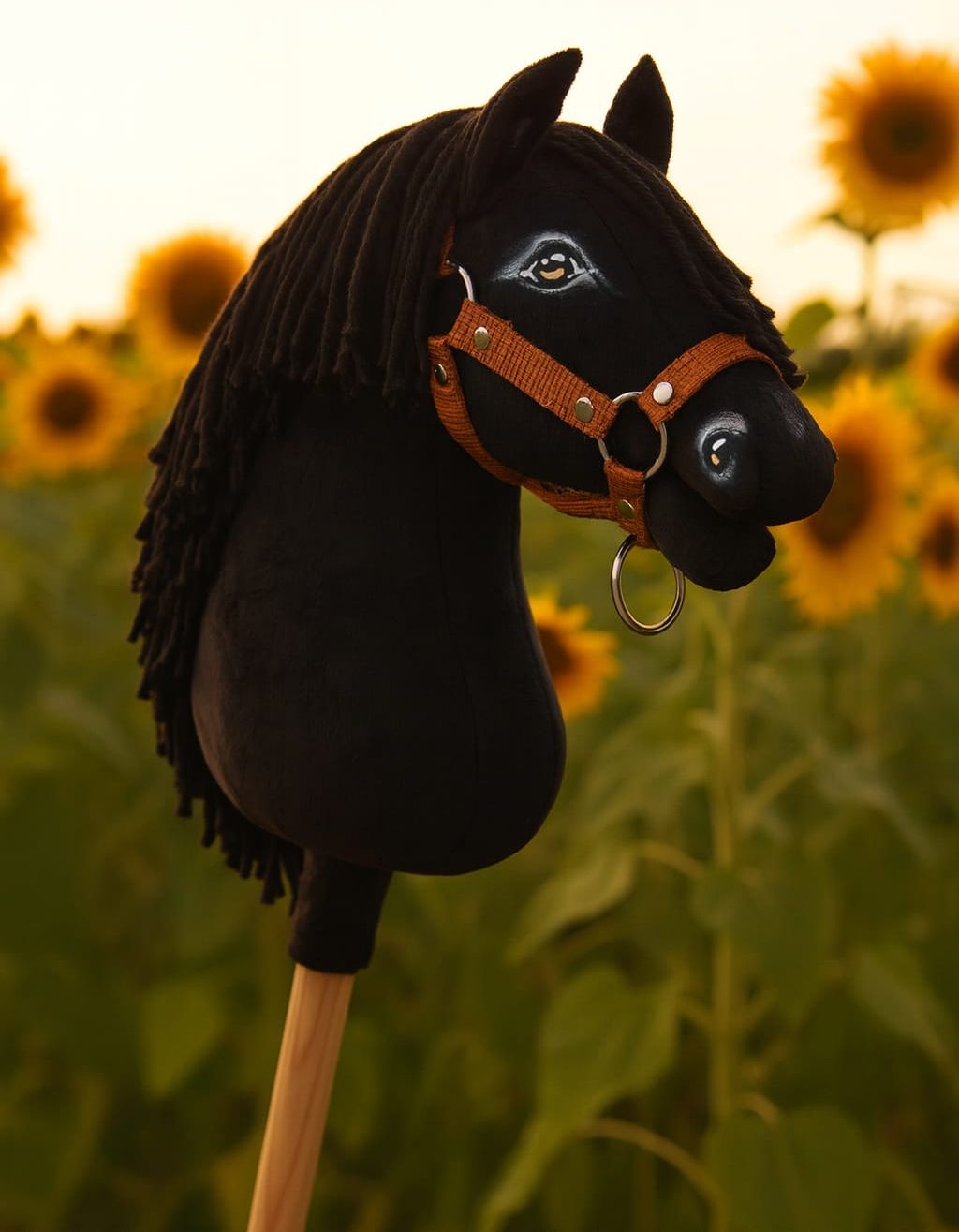 Hobby Horse Duży koń na kiju Premium - kary A3