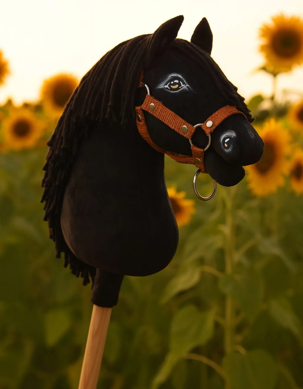 Hobby Horse Duży koń na kiju Premium - kary A3