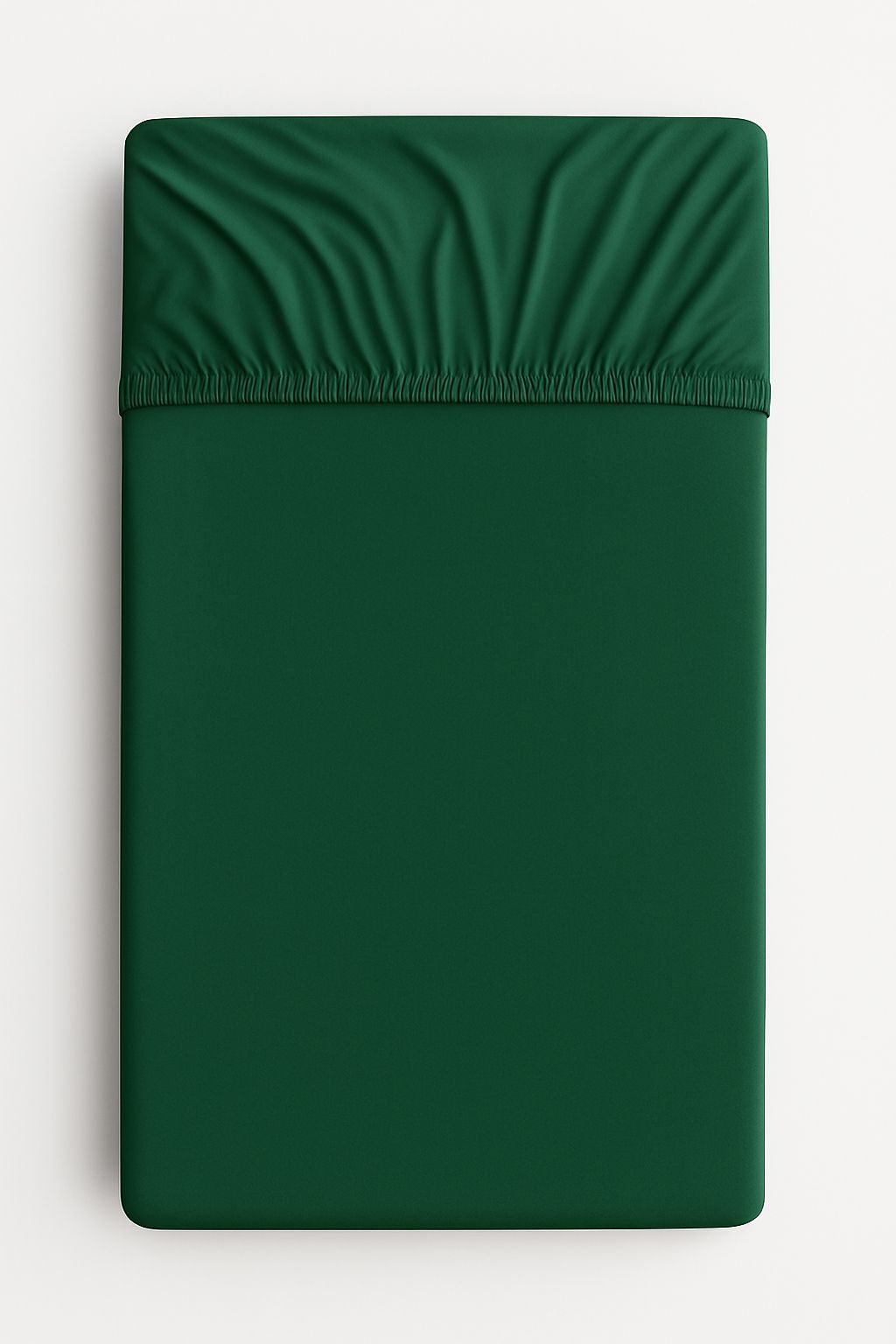 Prześcieradło bawełniane z gumką do łóżeczka 120x60 cm - miętowe