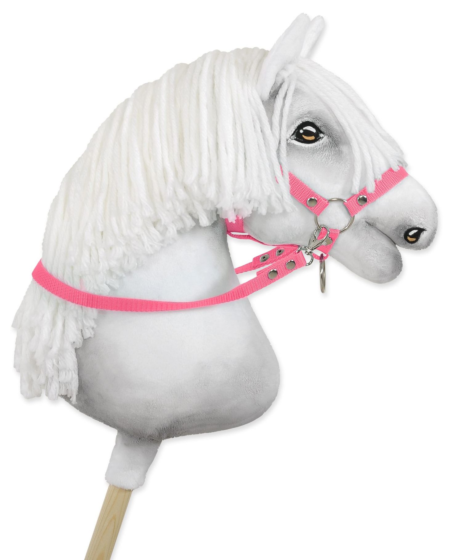 Wodze dla konia Hobby Horse – różowe