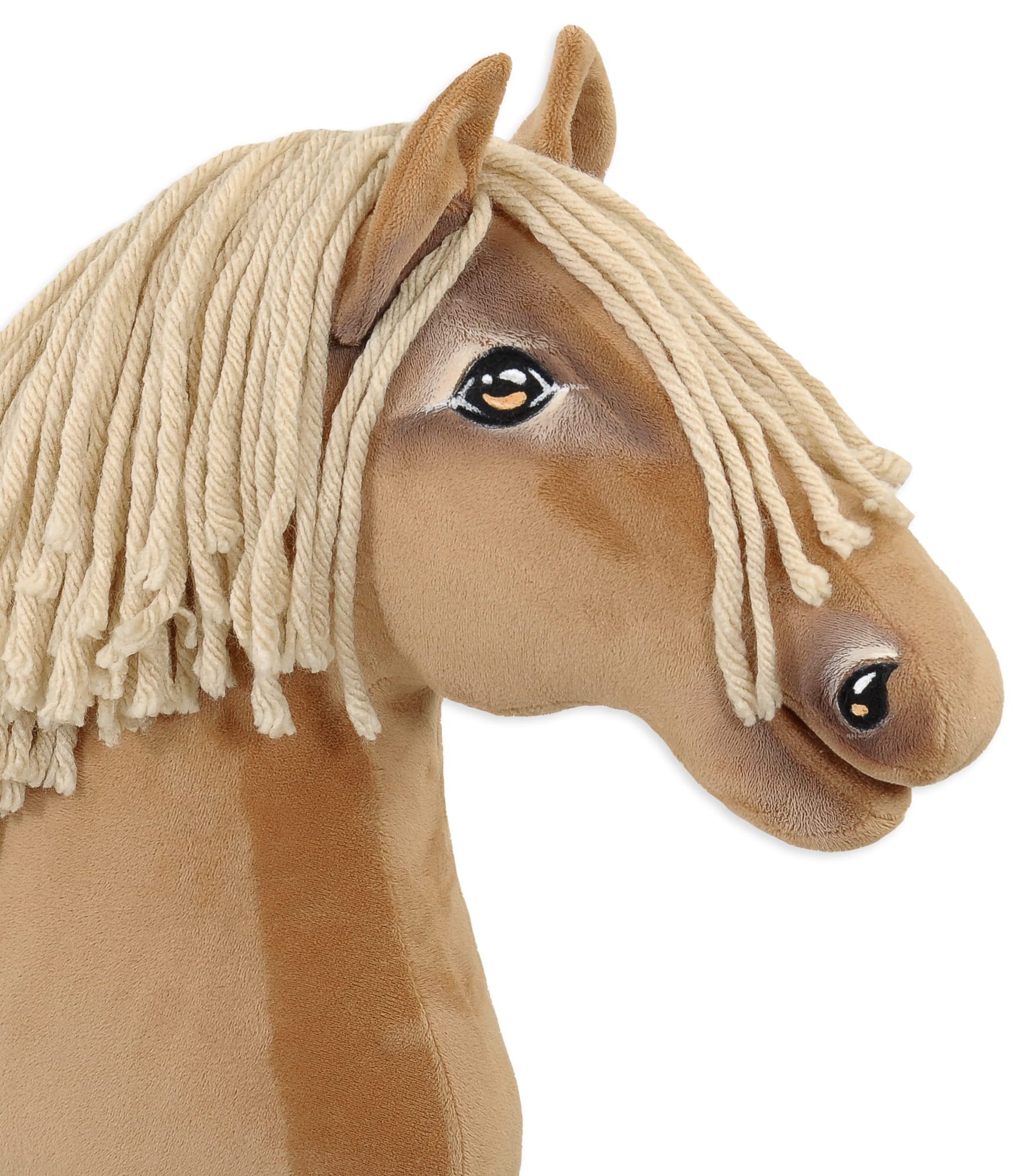 Hobby Horse Duży koń na kiju Premium - izabelowaty A3
