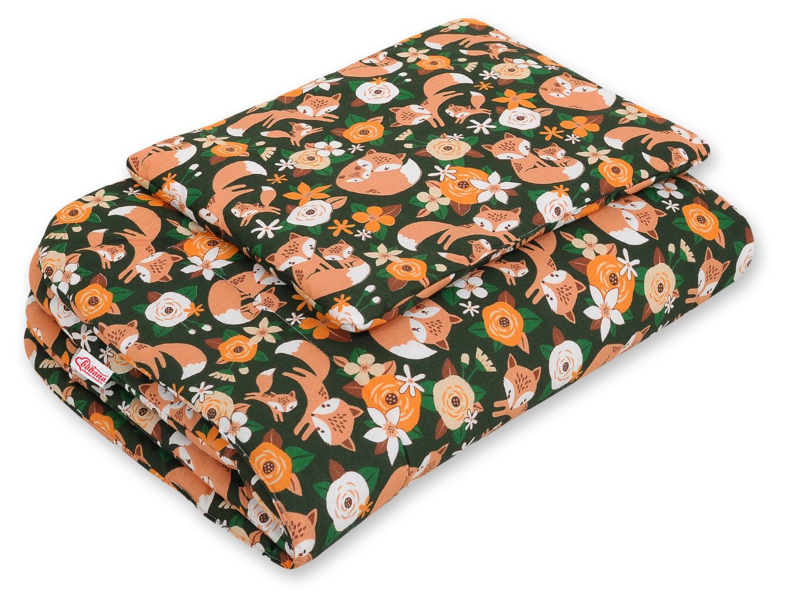 Komplet pościeli dla niemowląt z wypełnieniem 2-cz 75x100cm NEWBORN - misie niebieskie