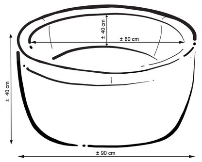 Suchy basen minky H-40 cm z piłkami 200szt.- miętowy