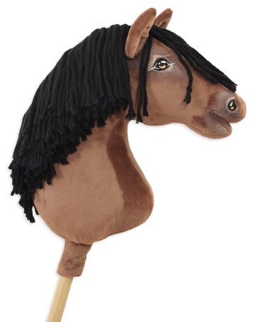 Hobby Horse Duży koń na kiju Premium - gniady A3