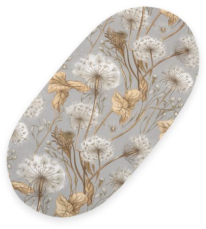 Prześcieradło bawełniane do kosza Mojżesza Boho wózka gondoli 75x35 cm - beżowe