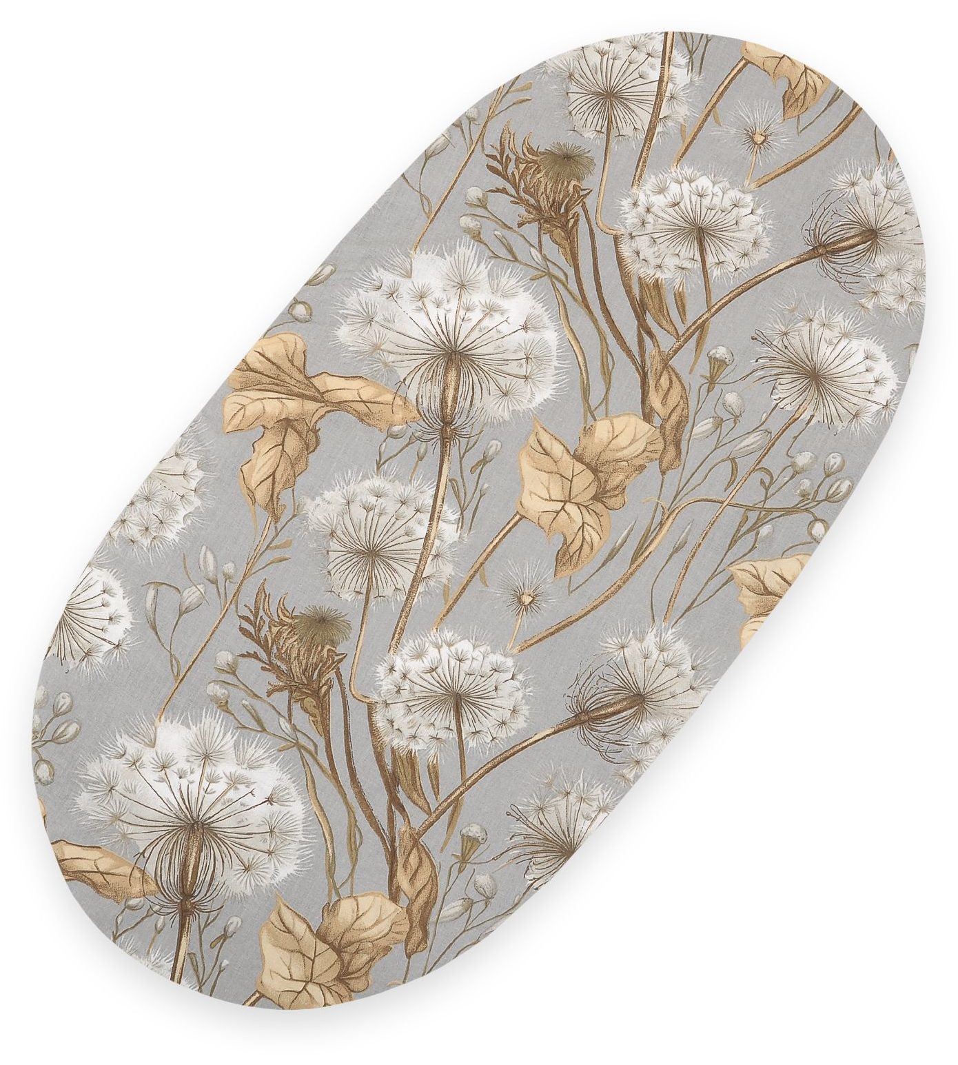 Prześcieradło bawełniane do kosza Mojżesza Boho wózka gondoli 75x35 cm - beżowe