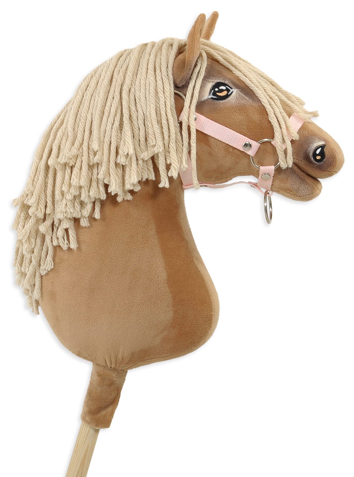 Hobby Horse Duży koń na kiju Premium - izabelowaty A3